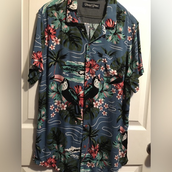 🌺Mens 🌴Tropical 🌴 🌺 Shirt 🦜🌺🌴 - Picture 2 of 13
